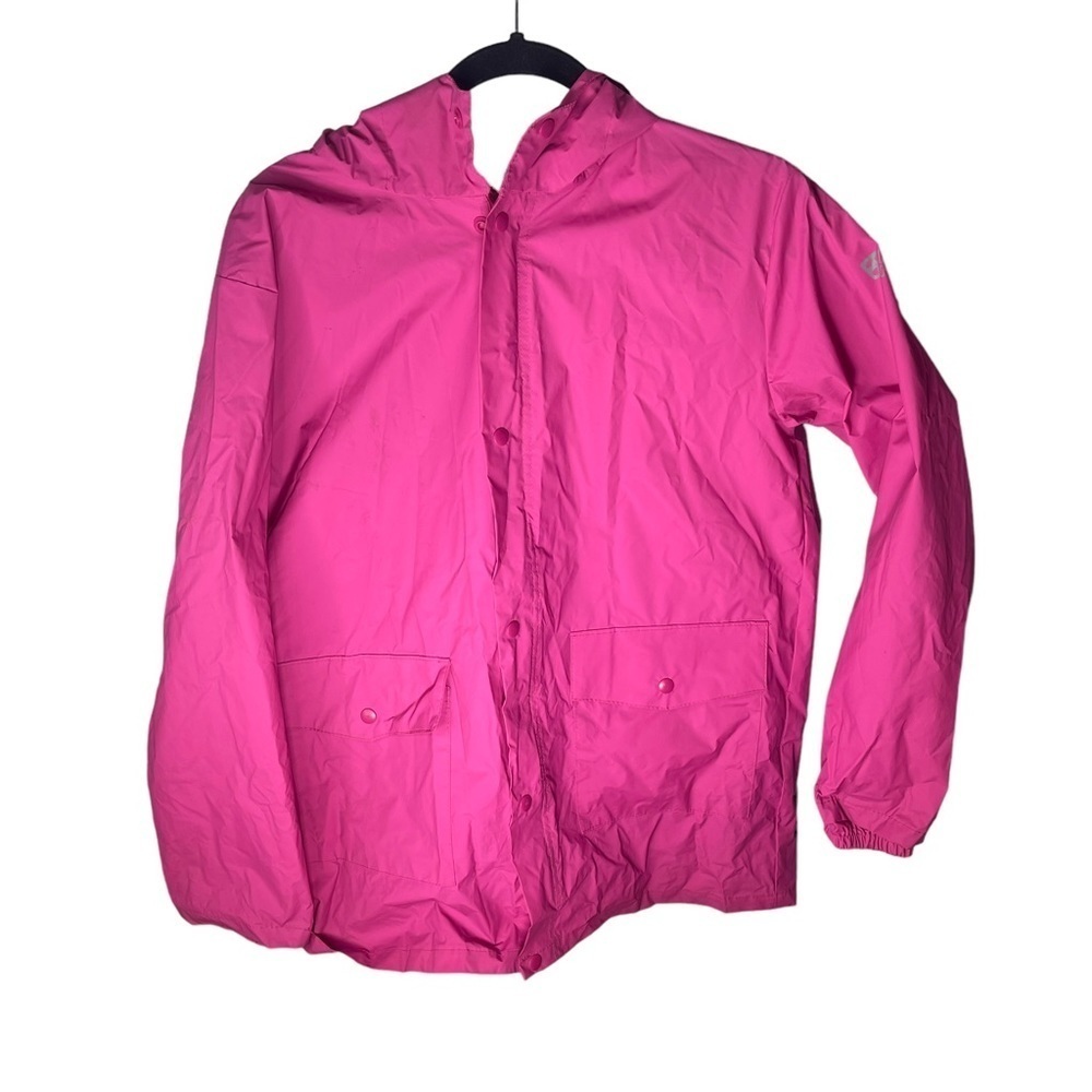 Pro Rainer Vintage Girls Raincoat Jacket Size Large Pink